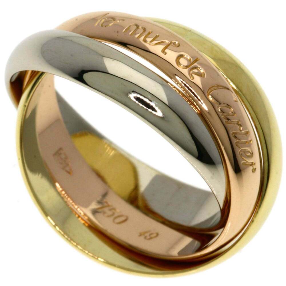 CARTIER 18k Gold Trinity Ring #49